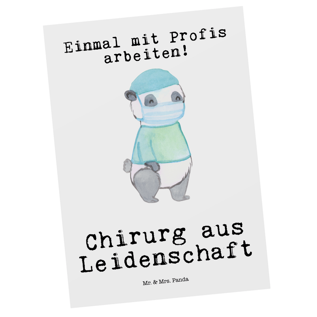 Postkarte Chirurg aus Leidenschaft Geschenkkarte, Grußkarte, Karte, Einladung, Ansichtskarte, Geburtstagskarte, Einladungskarte, Dankeskarte, Beruf, Ausbildung, Jubiläum, Abschied, Rente, Kollege, Kollegin, Geschenk, Schenken, Arbeitskollege, Mitarbeiter, Firma, Danke, Dankeschön, Chirurg, Unfallchirurg, Notfallchirurg, Krankenhaus, Arzt, Mediziner