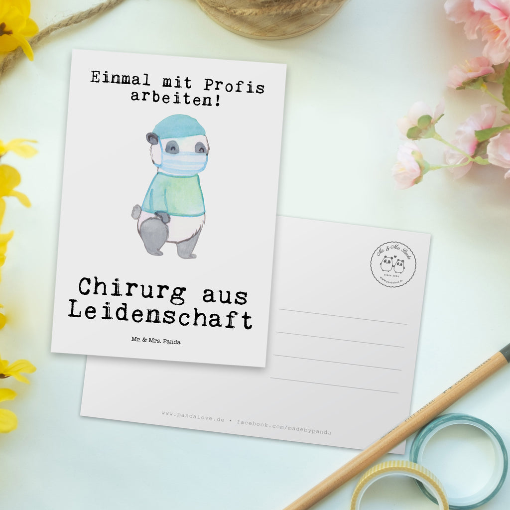 Postkarte Chirurg aus Leidenschaft Geschenkkarte, Grußkarte, Karte, Einladung, Ansichtskarte, Geburtstagskarte, Einladungskarte, Dankeskarte, Beruf, Ausbildung, Jubiläum, Abschied, Rente, Kollege, Kollegin, Geschenk, Schenken, Arbeitskollege, Mitarbeiter, Firma, Danke, Dankeschön, Chirurg, Unfallchirurg, Notfallchirurg, Krankenhaus, Arzt, Mediziner