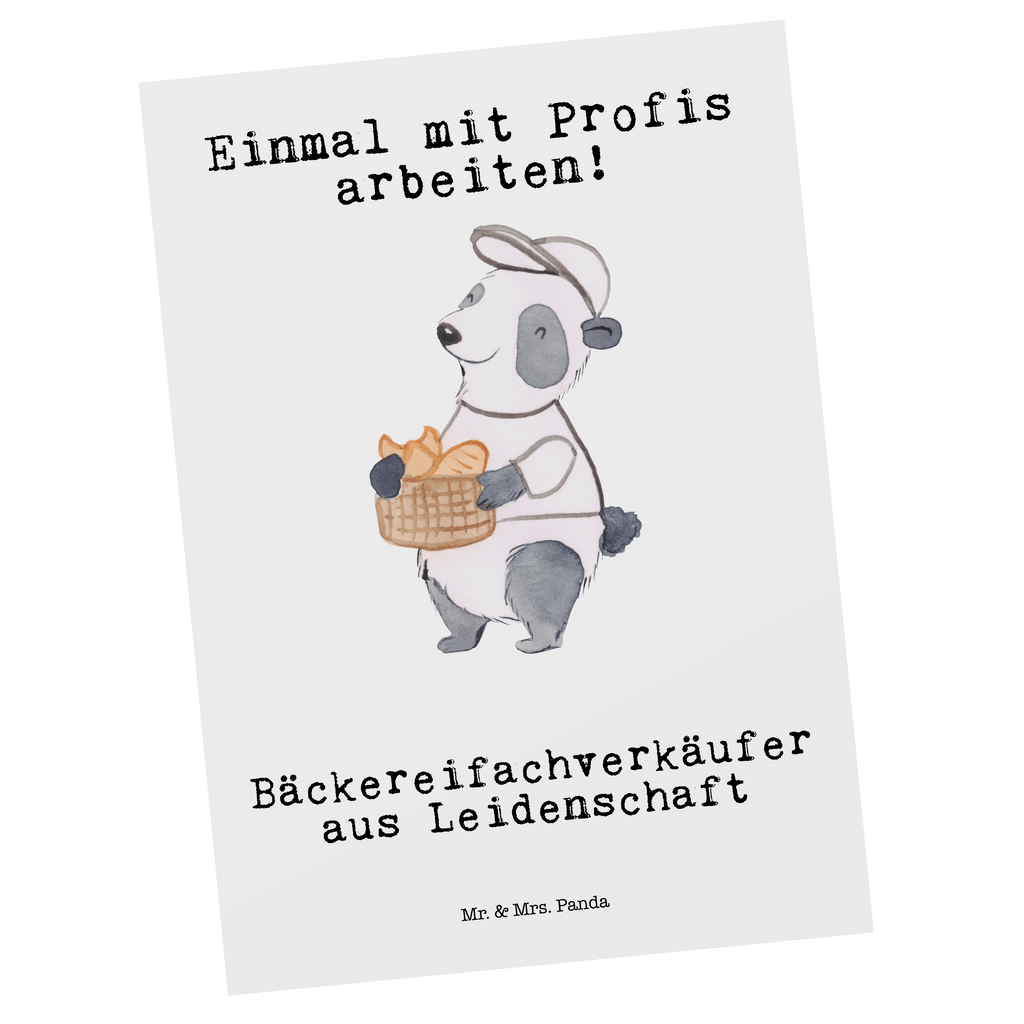 Postkarte Bäckereifachverkäufer aus Leidenschaft Geschenkkarte, Grußkarte, Karte, Einladung, Ansichtskarte, Geburtstagskarte, Einladungskarte, Beruf, Ausbildung, Jubiläum, Abschied, Rente, Kollege, Kollegin, Geschenk, Schenken, Arbeitskollege, Mitarbeiter, Firma, Danke, Dankeschön, Bäckereifachverkäufer, Backwarenverkäufer, Bäckerei, Backstube, Bäckerladen, Brotmanufaktur