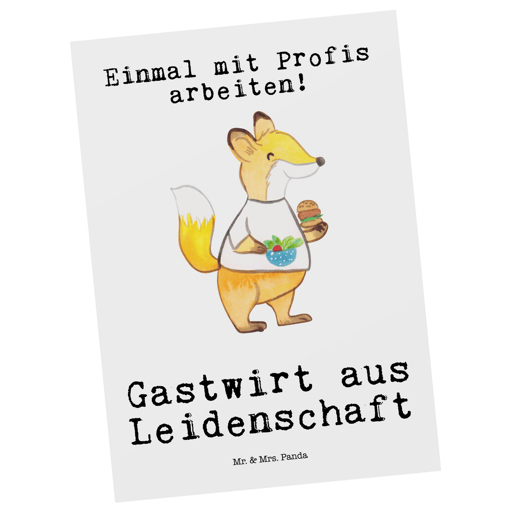 Postkarte Gastwirt aus Leidenschaft Geschenkkarte, Grußkarte, Karte, Einladung, Ansichtskarte, Geburtstagskarte, Einladungskarte, Dankeskarte, Beruf, Ausbildung, Jubiläum, Abschied, Rente, Kollege, Kollegin, Geschenk, Schenken, Arbeitskollege, Mitarbeiter, Firma, Danke, Dankeschön, Kneipenwirt, Gastwirt, Gaststätte, Kneipe, Eröffnung, Barkeeper, Bartender, Rum, Bar