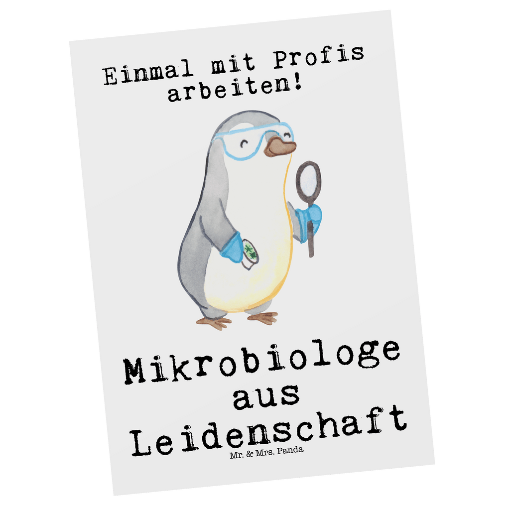 Postkarte Mikrobiologe aus Leidenschaft Geschenkkarte, Grußkarte, Karte, Einladung, Ansichtskarte, Geburtstagskarte, Einladungskarte, Beruf, Ausbildung, Jubiläum, Abschied, Rente, Kollege, Kollegin, Geschenk, Schenken, Arbeitskollege, Mitarbeiter, Firma, Danke, Dankeschön, Mikrobiologe, Naturwissenschaftler, Labor, Forschung