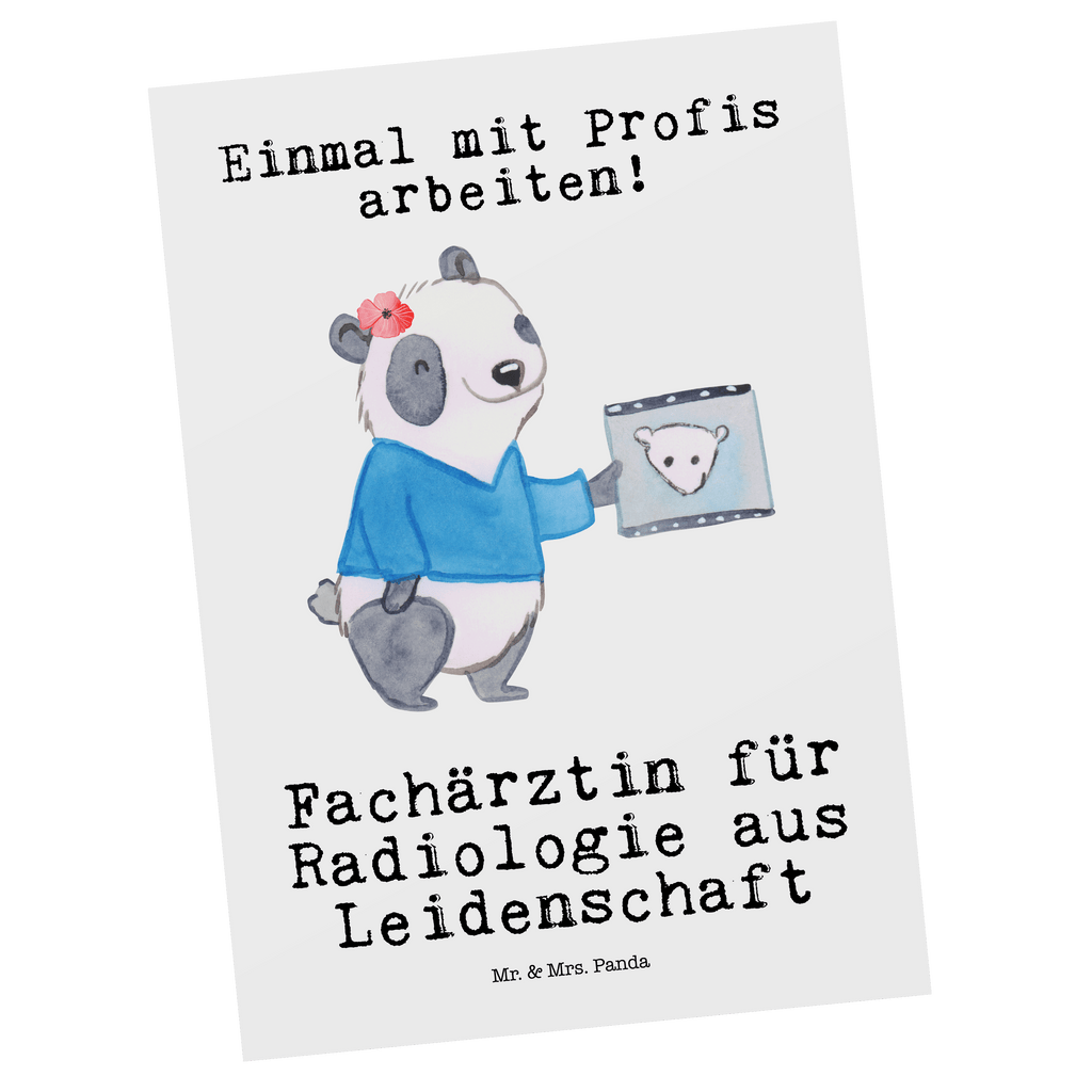 Postkarte Fachärztin für Radiologie aus Leidenschaft Geschenkkarte, Grußkarte, Karte, Einladung, Ansichtskarte, Geburtstagskarte, Einladungskarte, Beruf, Ausbildung, Jubiläum, Abschied, Rente, Kollege, Kollegin, Geschenk, Schenken, Arbeitskollege, Mitarbeiter, Firma, Danke, Dankeschön