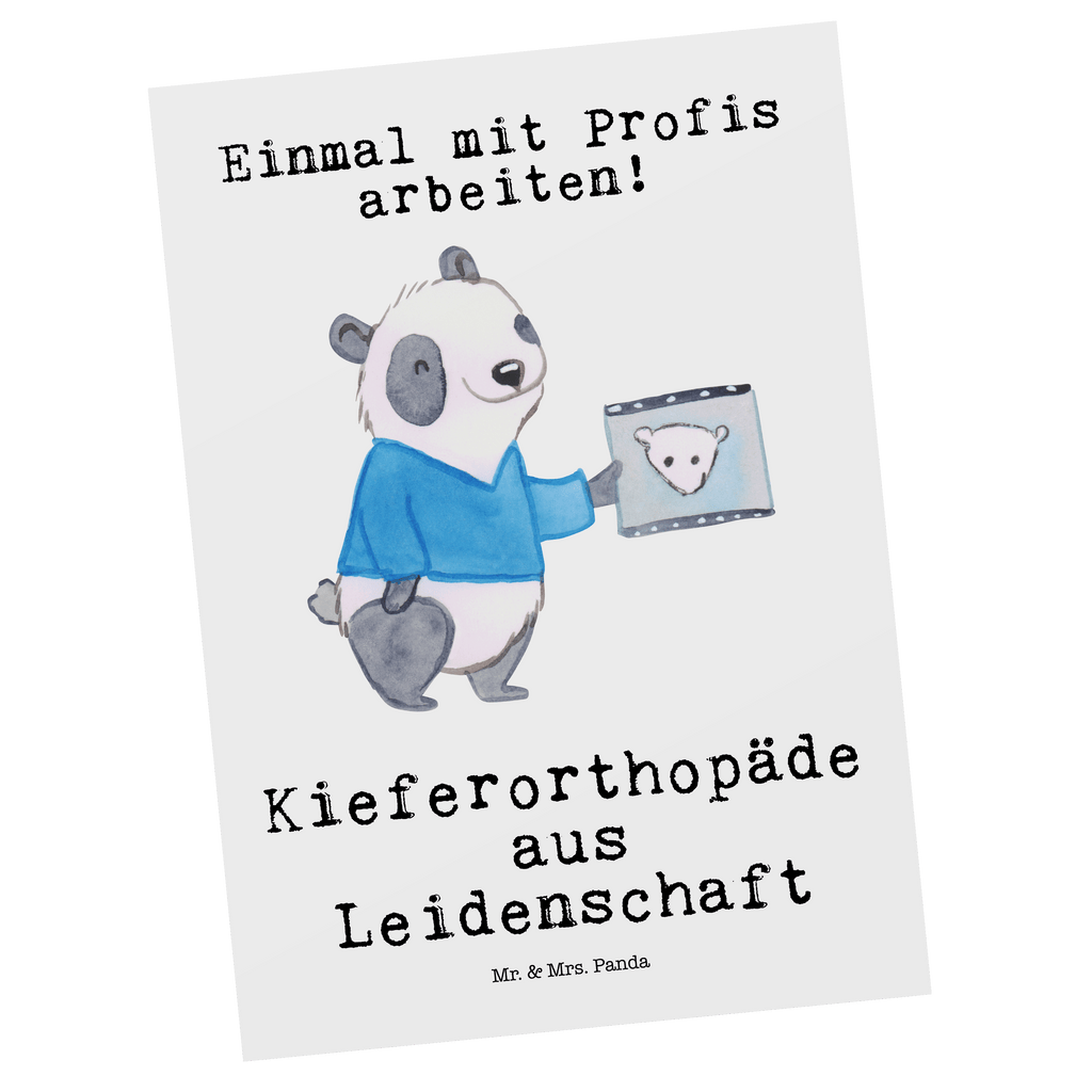 Postkarte Kieferorthopäde aus Leidenschaft Geschenkkarte, Grußkarte, Karte, Einladung, Ansichtskarte, Geburtstagskarte, Einladungskarte, Beruf, Ausbildung, Jubiläum, Abschied, Rente, Kollege, Kollegin, Geschenk, Schenken, Arbeitskollege, Mitarbeiter, Firma, Danke, Dankeschön