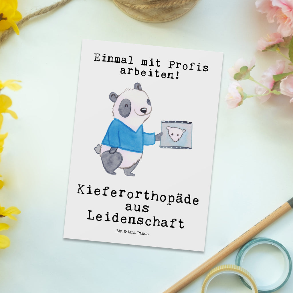 Postkarte Kieferorthopäde aus Leidenschaft Geschenkkarte, Grußkarte, Karte, Einladung, Ansichtskarte, Geburtstagskarte, Einladungskarte, Beruf, Ausbildung, Jubiläum, Abschied, Rente, Kollege, Kollegin, Geschenk, Schenken, Arbeitskollege, Mitarbeiter, Firma, Danke, Dankeschön