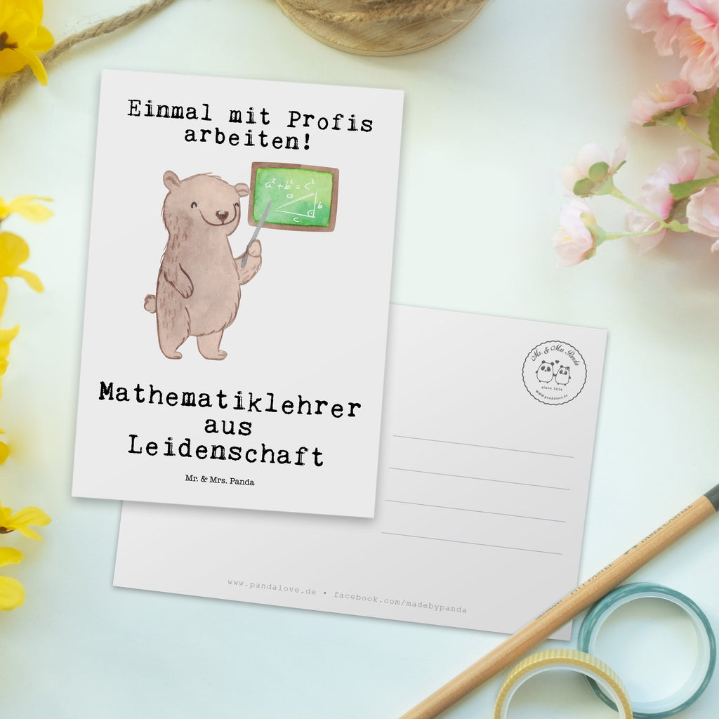 Postkarte Mathematiklehrer aus Leidenschaft Geschenkkarte, Grußkarte, Karte, Einladung, Ansichtskarte, Geburtstagskarte, Einladungskarte, Dankeskarte, Beruf, Ausbildung, Jubiläum, Abschied, Rente, Kollege, Kollegin, Geschenk, Schenken, Arbeitskollege, Mitarbeiter, Firma, Danke, Dankeschön, Mathematiklehrer, Lehramtstudent, Referendariat, Mathelehrer, Matheunterricht