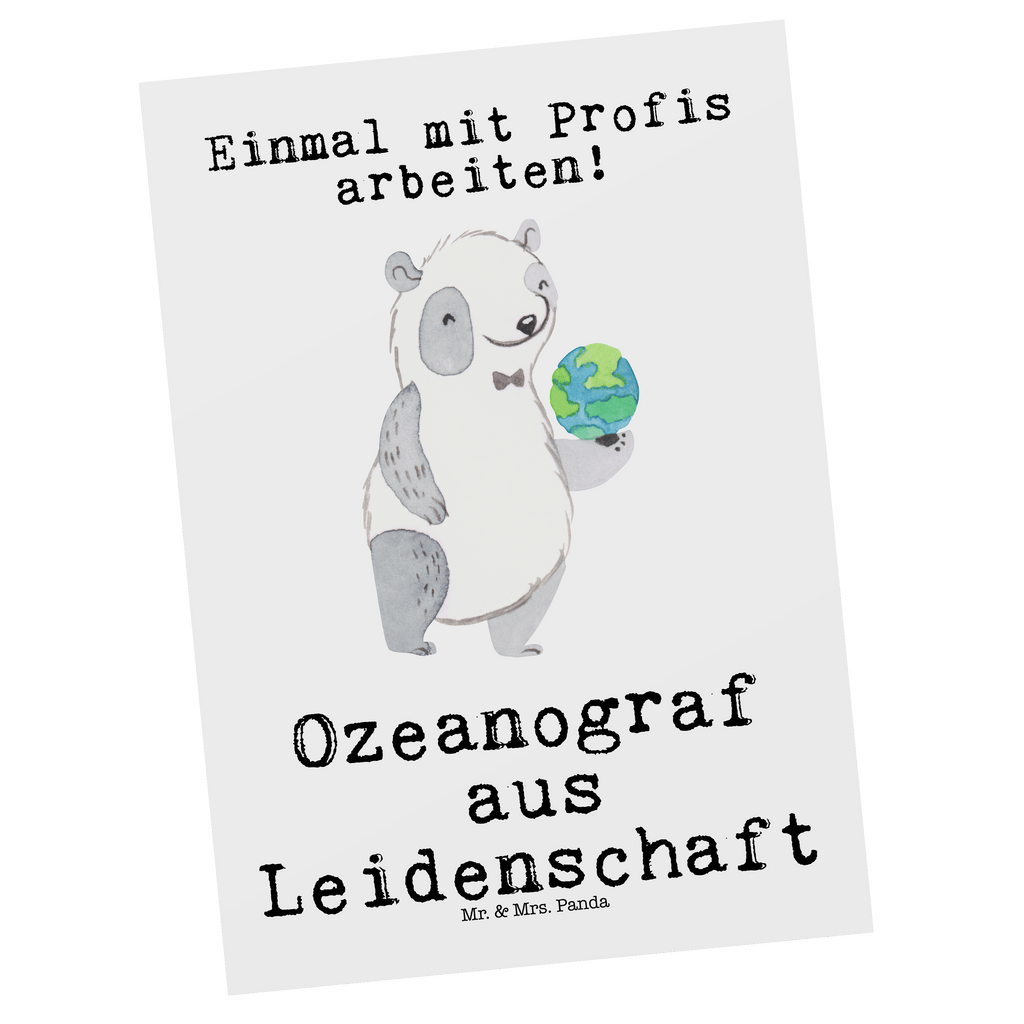 Postkarte Ozeanograf aus Leidenschaft Geschenkkarte, Grußkarte, Karte, Einladung, Ansichtskarte, Geburtstagskarte, Einladungskarte, Dankeskarte, Beruf, Ausbildung, Jubiläum, Abschied, Rente, Kollege, Kollegin, Geschenk, Schenken, Arbeitskollege, Mitarbeiter, Firma, Danke, Dankeschön, Ozeanograf, Meeresbiologe, Meereskundler, Naturwissenschaftler, Meeresforscher, maritime Forschung, Studium