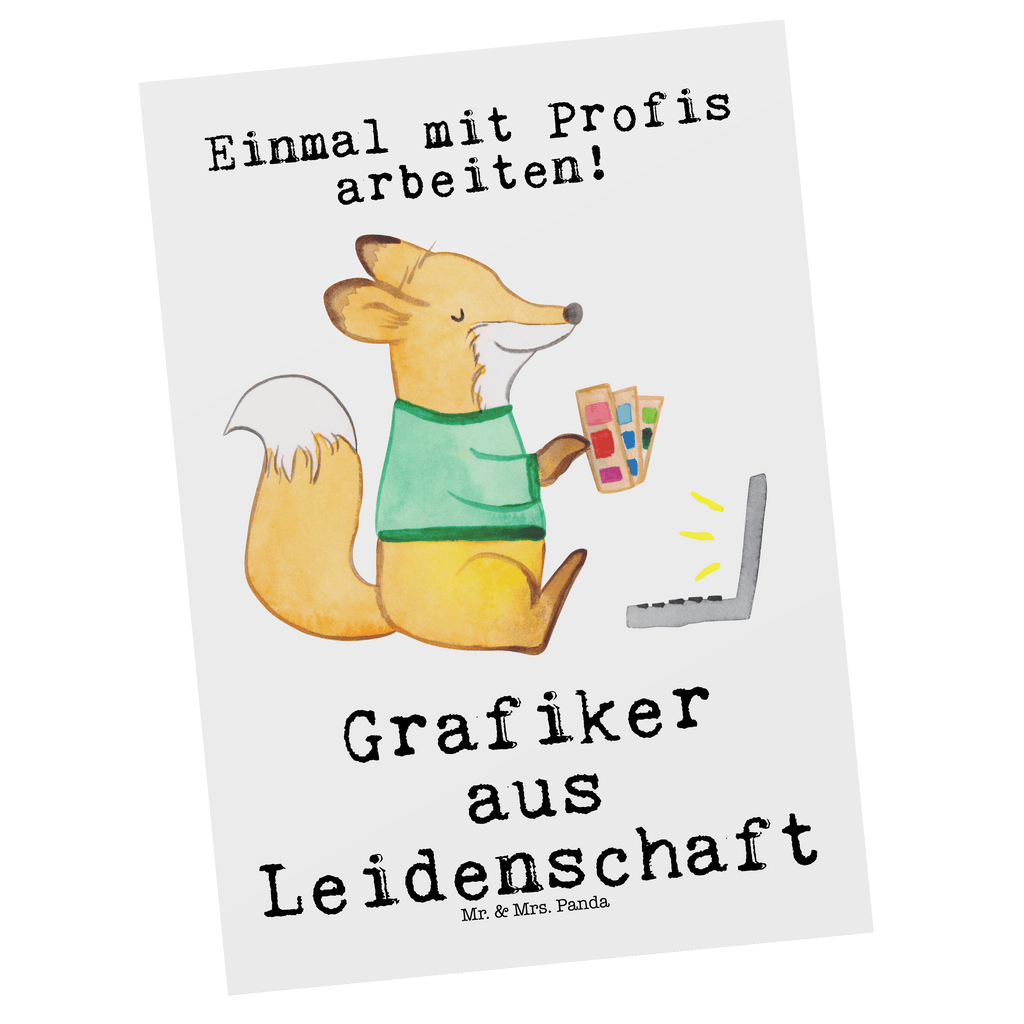 Postkarte Grafiker aus Leidenschaft Geschenkkarte, Grußkarte, Karte, Einladung, Ansichtskarte, Geburtstagskarte, Einladungskarte, Dankeskarte, Beruf, Ausbildung, Jubiläum, Abschied, Rente, Kollege, Kollegin, Geschenk, Schenken, Arbeitskollege, Mitarbeiter, Firma, Danke, Dankeschön, Grafiker, Designer, Mediengestalter, Grafikdesigner