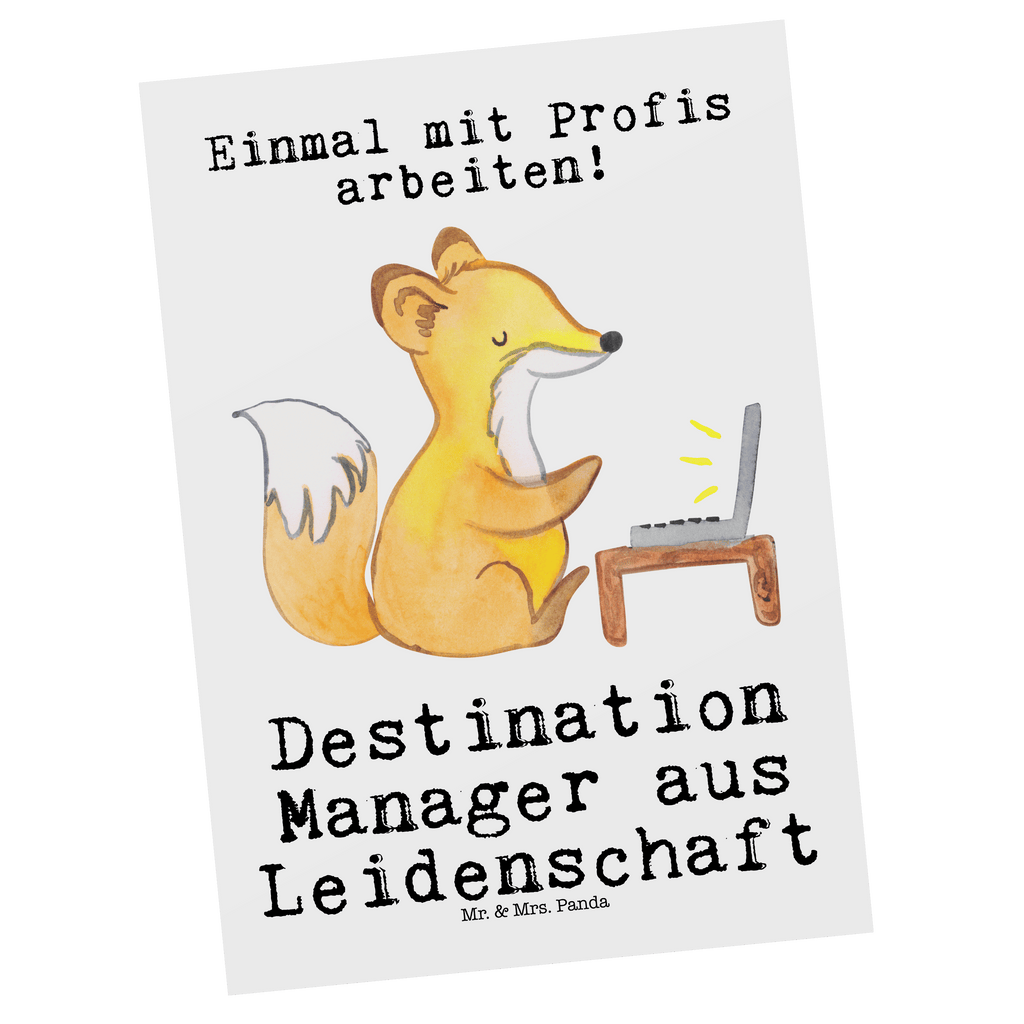 Postkarte Destination Manager aus Leidenschaft Geschenkkarte, Grußkarte, Karte, Einladung, Ansichtskarte, Geburtstagskarte, Einladungskarte, Dankeskarte, Beruf, Ausbildung, Jubiläum, Abschied, Rente, Kollege, Kollegin, Geschenk, Schenken, Arbeitskollege, Mitarbeiter, Firma, Danke, Dankeschön