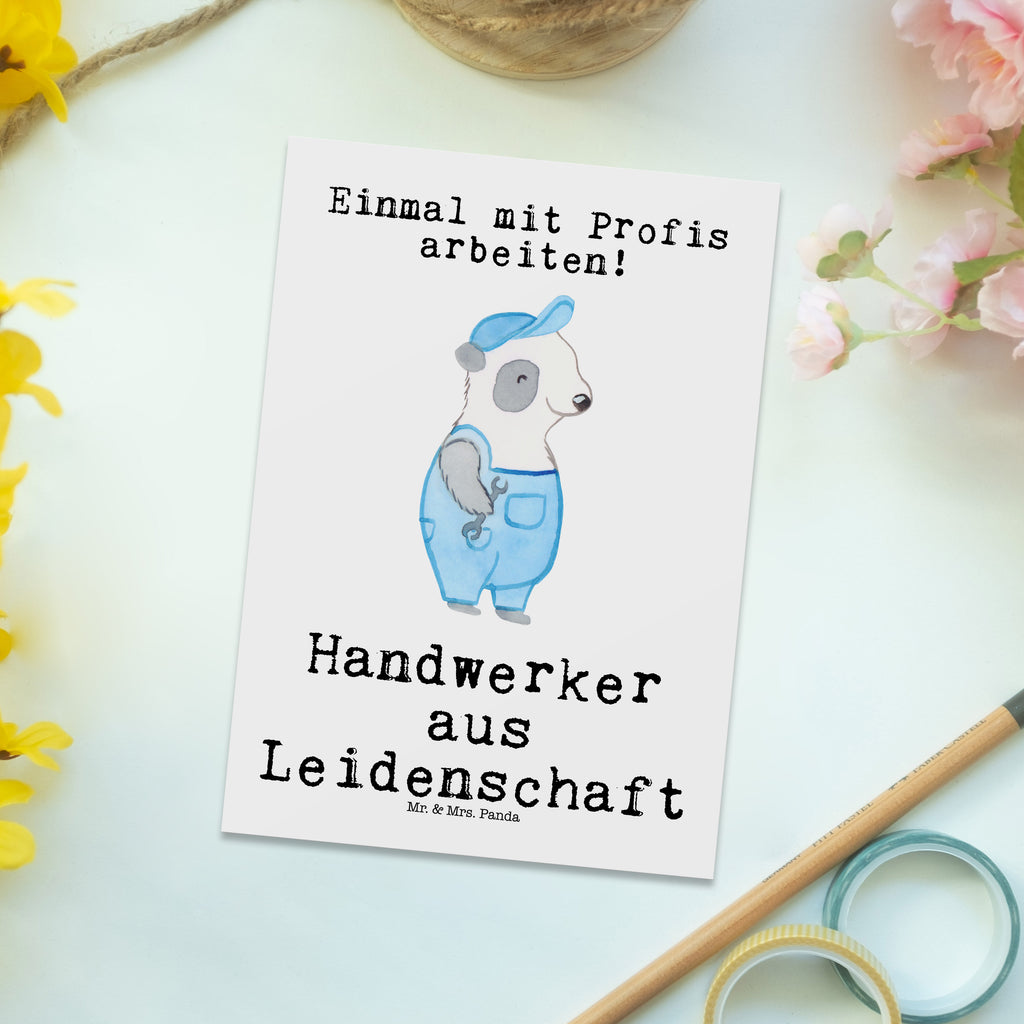 Postkarte Handwerker aus Leidenschaft Geschenkkarte, Grußkarte, Karte, Einladung, Ansichtskarte, Geburtstagskarte, Einladungskarte, Dankeskarte, Beruf, Ausbildung, Jubiläum, Abschied, Rente, Kollege, Kollegin, Geschenk, Schenken, Arbeitskollege, Mitarbeiter, Firma, Danke, Dankeschön, Handwerker, Gesellenprüfung, Handwerksbetrieb, Schrauber, Werkstatt
