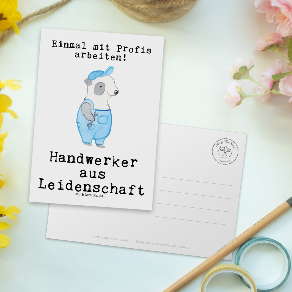 Postkarte Handwerker aus Leidenschaft Geschenkkarte, Grußkarte, Karte, Einladung, Ansichtskarte, Geburtstagskarte, Einladungskarte, Dankeskarte, Beruf, Ausbildung, Jubiläum, Abschied, Rente, Kollege, Kollegin, Geschenk, Schenken, Arbeitskollege, Mitarbeiter, Firma, Danke, Dankeschön, Handwerker, Gesellenprüfung, Handwerksbetrieb, Schrauber, Werkstatt
