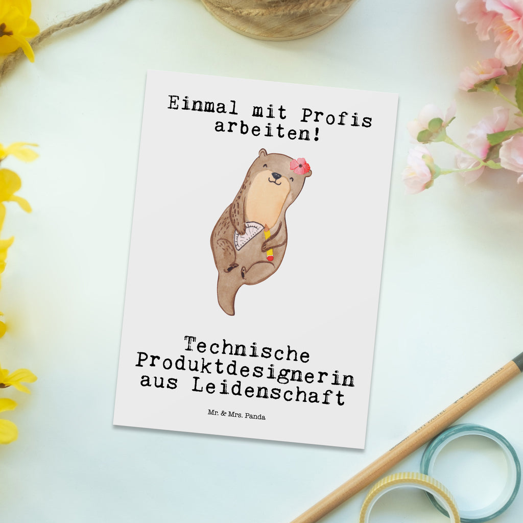 Postkarte Technische Produktdesignerin aus Leidenschaft Geschenkkarte, Grußkarte, Karte, Einladung, Ansichtskarte, Geburtstagskarte, Einladungskarte, Beruf, Ausbildung, Jubiläum, Abschied, Rente, Kollege, Kollegin, Geschenk, Schenken, Arbeitskollege, Mitarbeiter, Firma, Danke, Dankeschön