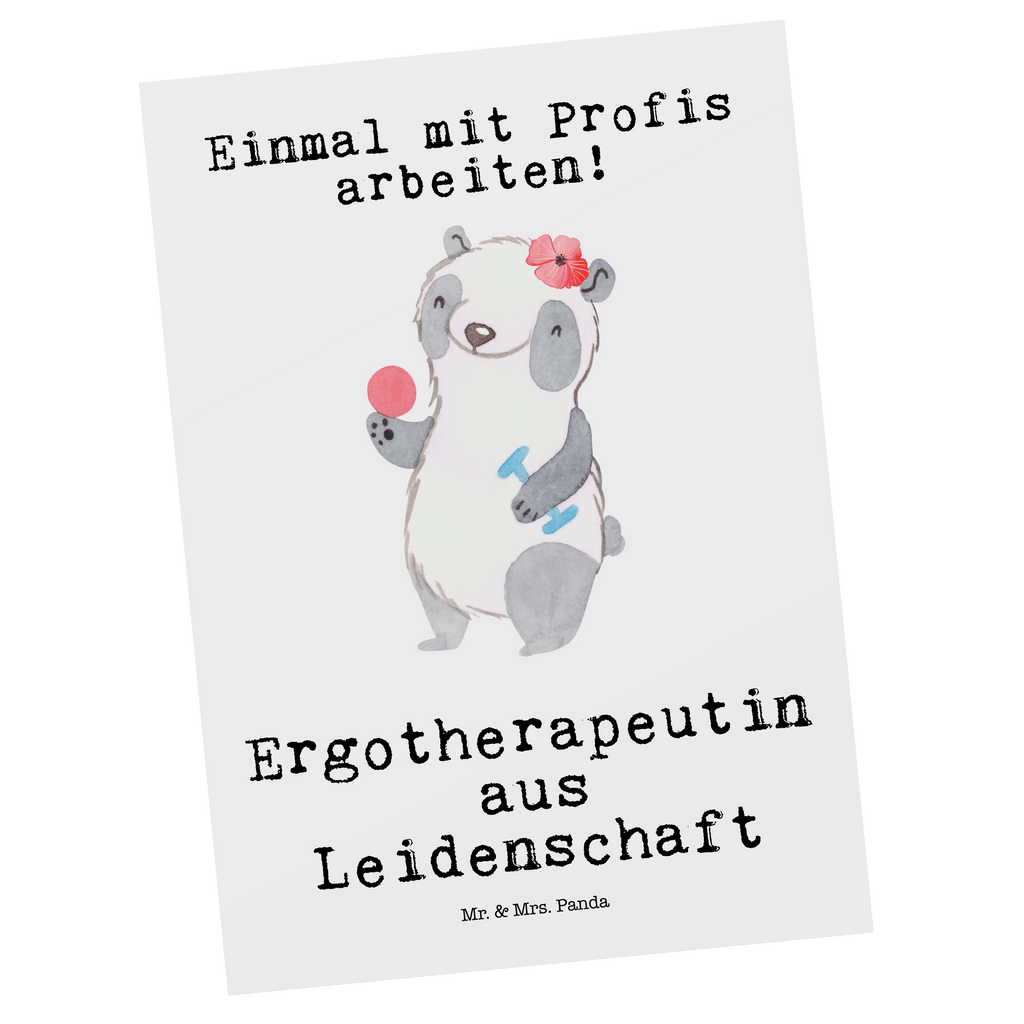 Postkarte Ergotherapeutin aus Leidenschaft Geschenkkarte, Grußkarte, Karte, Einladung, Ansichtskarte, Geburtstagskarte, Einladungskarte, Dankeskarte, Beruf, Ausbildung, Jubiläum, Abschied, Rente, Kollege, Kollegin, Geschenk, Schenken, Arbeitskollege, Mitarbeiter, Firma, Danke, Dankeschön, Ergotherapeutin, Ergotherapie