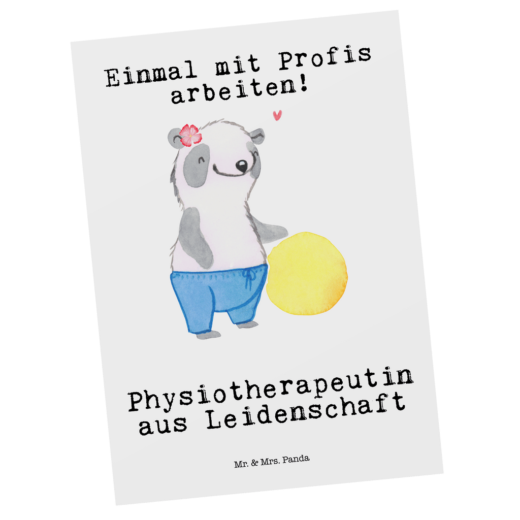 Postkarte Physiotherapeutin aus Leidenschaft Geschenkkarte, Grußkarte, Karte, Einladung, Ansichtskarte, Geburtstagskarte, Einladungskarte, Beruf, Ausbildung, Jubiläum, Abschied, Rente, Kollege, Kollegin, Geschenk, Schenken, Arbeitskollege, Mitarbeiter, Firma, Danke, Dankeschön