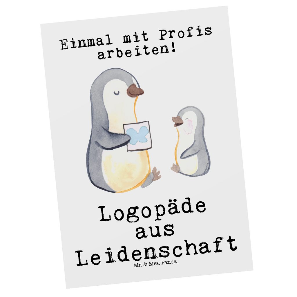 Postkarte Logopäde aus Leidenschaft Geschenkkarte, Grußkarte, Karte, Einladung, Ansichtskarte, Geburtstagskarte, Einladungskarte, Dankeskarte, Beruf, Ausbildung, Jubiläum, Abschied, Rente, Kollege, Kollegin, Geschenk, Schenken, Arbeitskollege, Mitarbeiter, Firma, Danke, Dankeschön, Logopäde, Logopädie, Studium