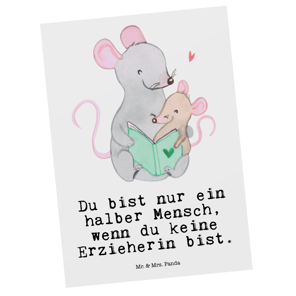 Postkarte Erzieherin mit Herz Geschenkkarte, Grußkarte, Karte, Einladung, Ansichtskarte, Geburtstagskarte, Einladungskarte, Dankeskarte, Beruf, Ausbildung, Jubiläum, Abschied, Rente, Kollege, Kollegin, Geschenk, Schenken, Arbeitskollege, Mitarbeiter, Firma, Danke, Dankeschön, Erzieherin, Kindergärtnerin, Pädagogin, Kindergarten, Abschiedsgeschenke Kindergarten