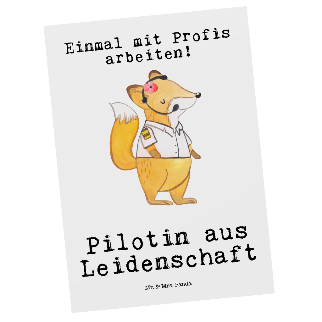 Postkarte Pilotin aus Leidenschaft Geschenkkarte, Grußkarte, Karte, Einladung, Ansichtskarte, Geburtstagskarte, Einladungskarte, Dankeskarte, Beruf, Ausbildung, Jubiläum, Abschied, Rente, Kollege, Kollegin, Geschenk, Schenken, Arbeitskollege, Mitarbeiter, Firma, Danke, Dankeschön, Pilotin, Flugkapitänin, Cockpit, Flugzeug