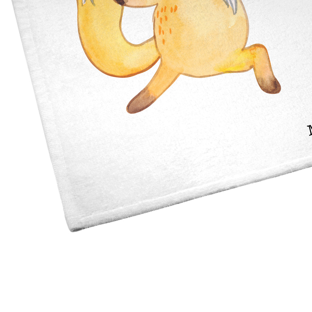 Gäste Handtuch Yogalehrer mit Herz Gästetuch, Reisehandtuch, Sport Handtuch, Frottier, Kinder Handtuch, Beruf, Ausbildung, Jubiläum, Abschied, Rente, Kollege, Kollegin, Geschenk, Schenken, Arbeitskollege, Mitarbeiter, Firma, Danke, Dankeschön