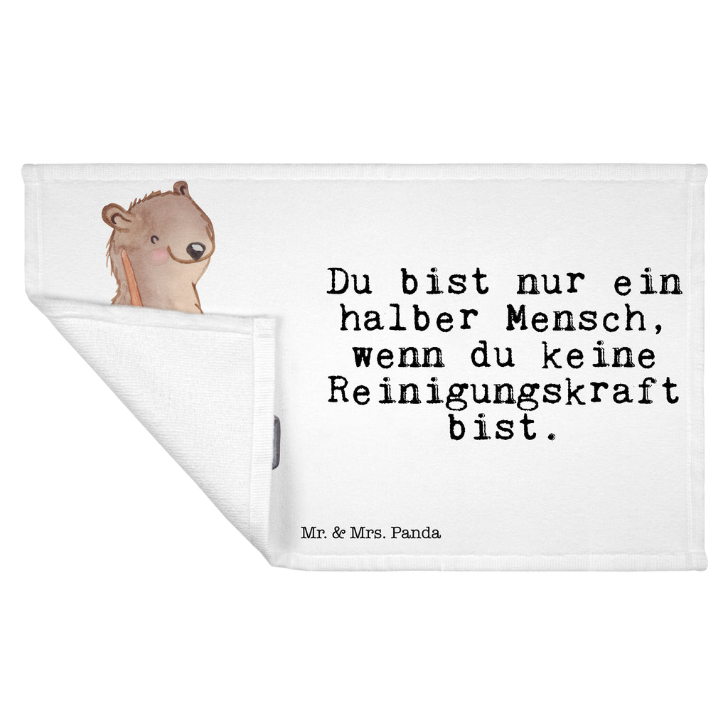 Gäste Handtuch Reinigungskraft mit Herz Gästetuch, Reisehandtuch, Sport Handtuch, Frottier, Kinder Handtuch, Beruf, Ausbildung, Jubiläum, Abschied, Rente, Kollege, Kollegin, Geschenk, Schenken, Arbeitskollege, Mitarbeiter, Firma, Danke, Dankeschön