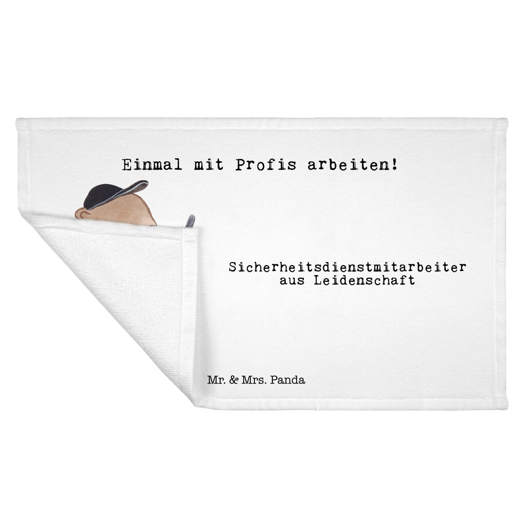 Gäste Handtuch Sicherheitsdienstmitarbeiter aus Leidenschaft Gästetuch, Reisehandtuch, Sport Handtuch, Frottier, Kinder Handtuch, Beruf, Ausbildung, Jubiläum, Abschied, Rente, Kollege, Kollegin, Geschenk, Schenken, Arbeitskollege, Mitarbeiter, Firma, Danke, Dankeschön