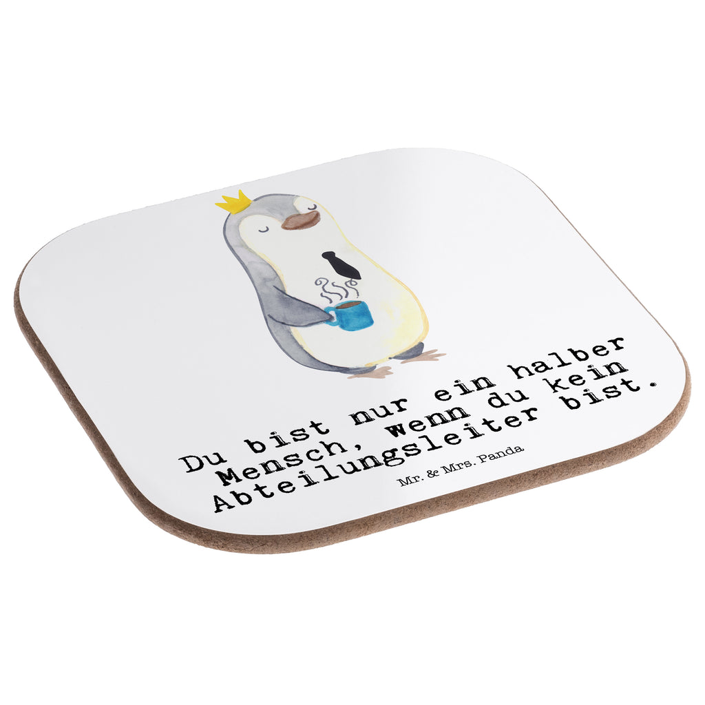 Quadratische Untersetzer Abteilungsleiter mit Herz Bierdeckel, Glasuntersetzer, Untersetzer Gläser, Getränkeuntersetzer, Beruf, Ausbildung, Jubiläum, Abschied, Rente, Kollege, Kollegin, Geschenk, Schenken, Arbeitskollege, Mitarbeiter, Firma, Danke, Dankeschön, Abteilungsleiter, Teamleiter, Führungskraft