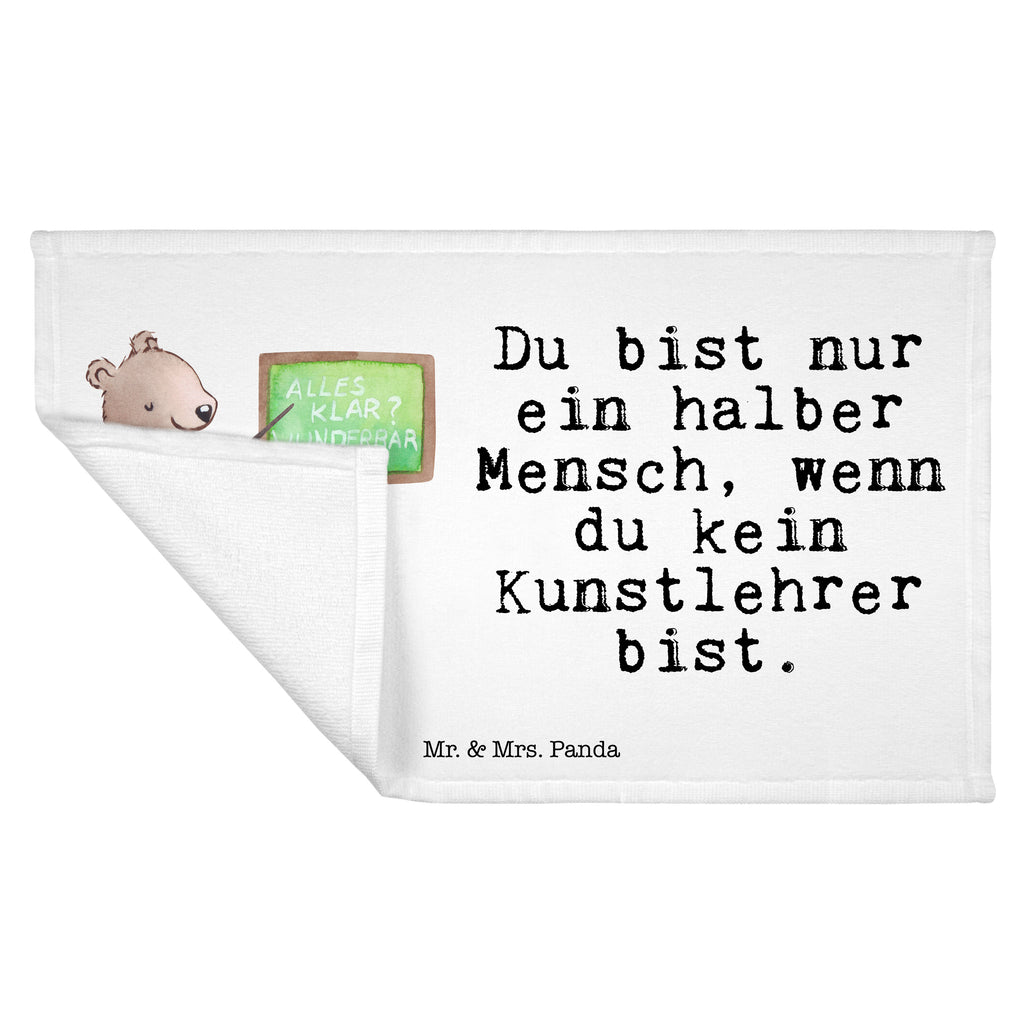 Gäste Handtuch Kunstlehrer mit Herz Gästetuch, Reisehandtuch, Sport Handtuch, Frottier, Kinder Handtuch, Beruf, Ausbildung, Jubiläum, Abschied, Rente, Kollege, Kollegin, Geschenk, Schenken, Arbeitskollege, Mitarbeiter, Firma, Danke, Dankeschön, Kunstlehrer, Kunstunterricht, Kunstschule
