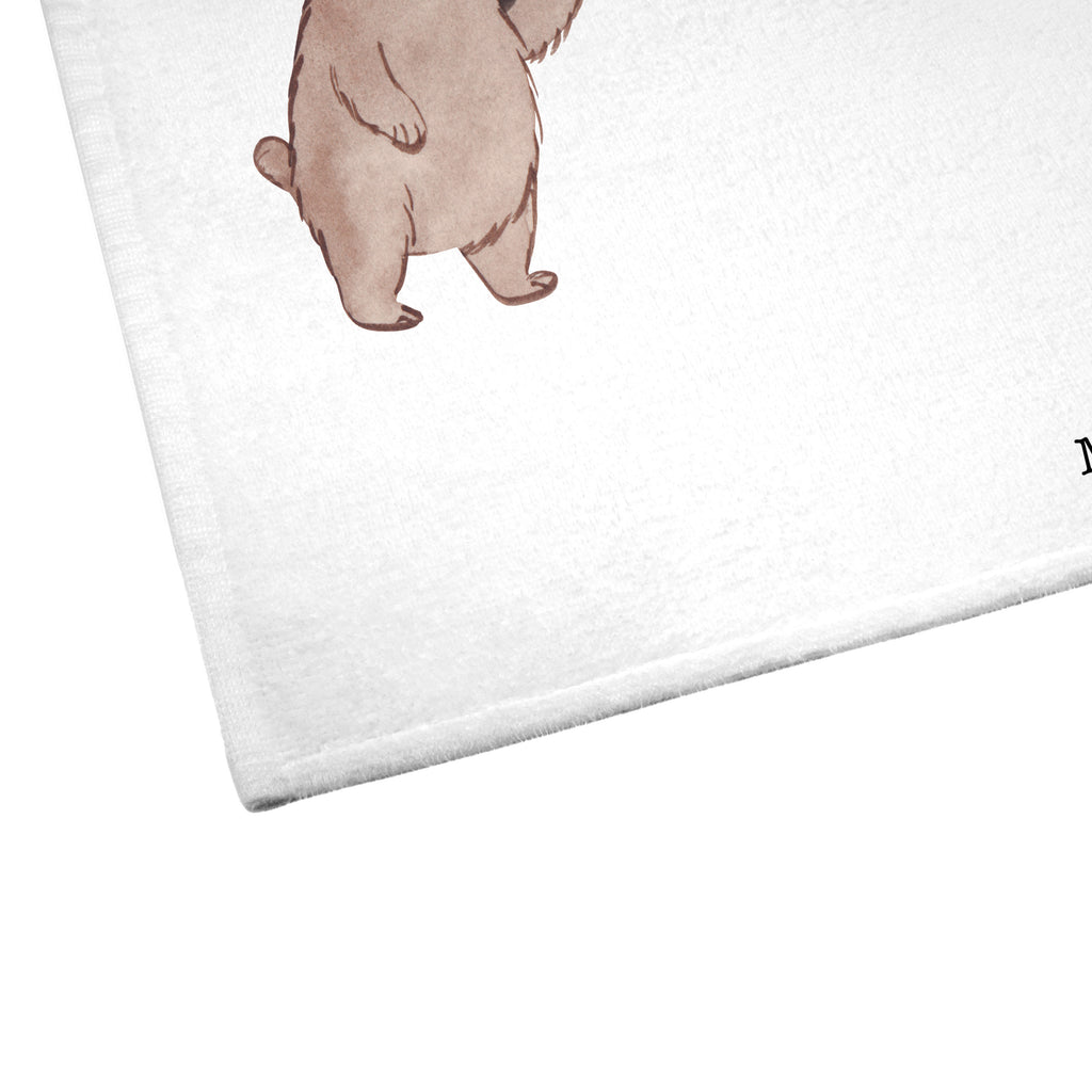 Gäste Handtuch Kunstlehrer mit Herz Gästetuch, Reisehandtuch, Sport Handtuch, Frottier, Kinder Handtuch, Beruf, Ausbildung, Jubiläum, Abschied, Rente, Kollege, Kollegin, Geschenk, Schenken, Arbeitskollege, Mitarbeiter, Firma, Danke, Dankeschön, Kunstlehrer, Kunstunterricht, Kunstschule