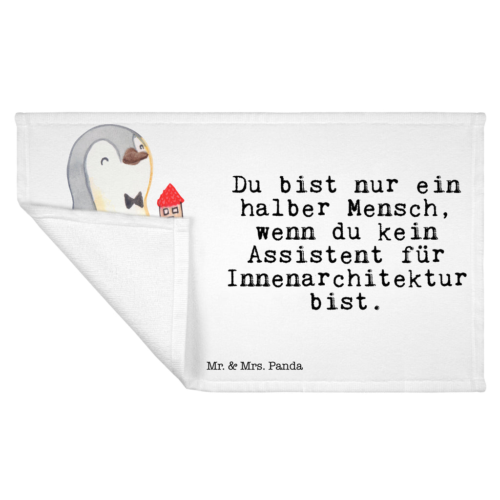 Gäste Handtuch Assistent für Innenarchitektur mit Herz Gästetuch, Reisehandtuch, Sport Handtuch, Frottier, Kinder Handtuch, Beruf, Ausbildung, Jubiläum, Abschied, Rente, Kollege, Kollegin, Geschenk, Schenken, Arbeitskollege, Mitarbeiter, Firma, Danke, Dankeschön