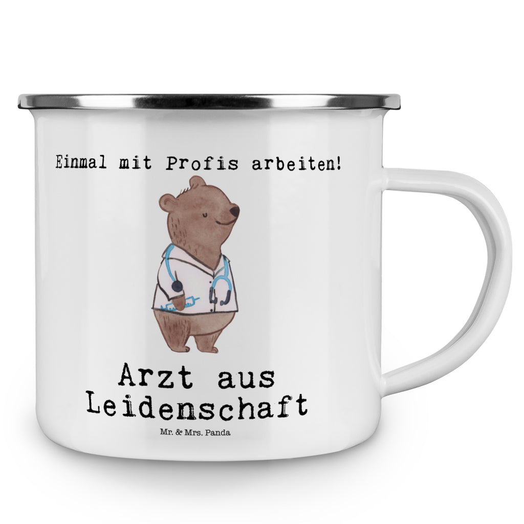 Camping Emaille Tasse Arzt aus Leidenschaft Campingtasse, Trinkbecher, Metalltasse, Outdoor Tasse, Emaille Trinkbecher, Blechtasse Outdoor, Emaille Campingbecher, Edelstahl Trinkbecher, Metalltasse für Camping, Kaffee Blechtasse, Camping Tasse Metall, Beruf, Ausbildung, Jubiläum, Abschied, Rente, Kollege, Kollegin, Geschenk, Schenken, Arbeitskollege, Mitarbeiter, Firma, Danke, Dankeschön, Arzt, Hausarzt, Mediziner, Doktor, Medizinstudium, Doktortitel, Arztpraxis