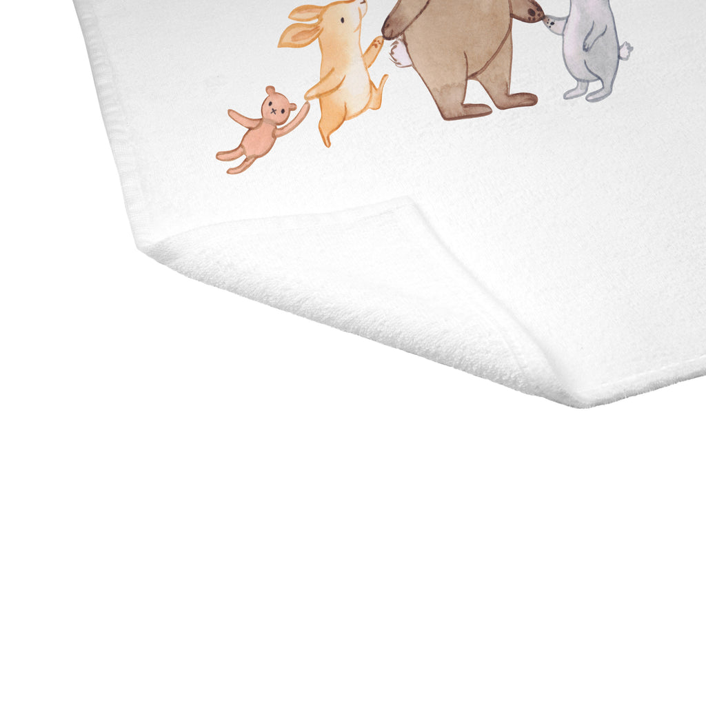 Gäste Handtuch Erzieher mit Herz Gästetuch, Reisehandtuch, Sport Handtuch, Frottier, Kinder Handtuch, Beruf, Ausbildung, Jubiläum, Abschied, Rente, Kollege, Kollegin, Geschenk, Schenken, Arbeitskollege, Mitarbeiter, Firma, Danke, Dankeschön, Erzieher, Kindergärtner, Pädagoge