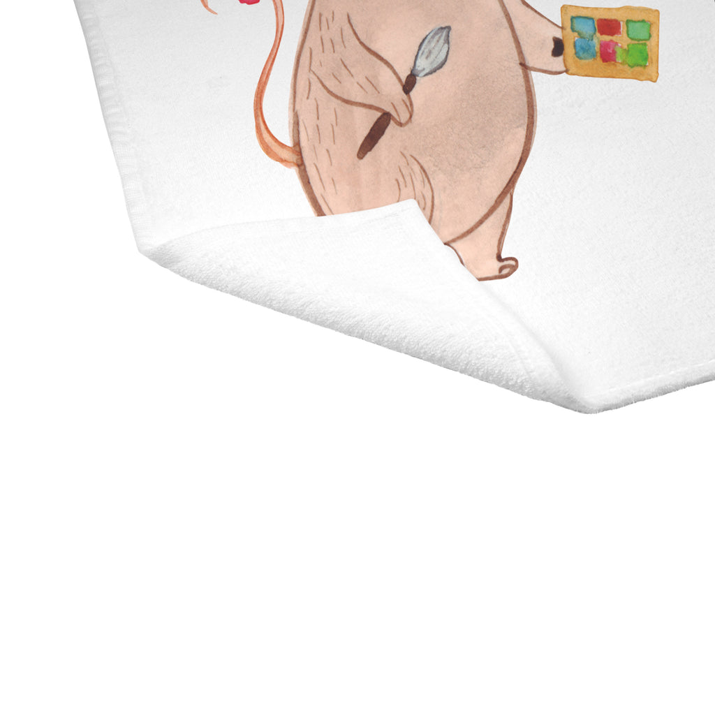 Gäste Handtuch Maskenbildnerin mit Herz Gästetuch, Reisehandtuch, Sport Handtuch, Frottier, Kinder Handtuch, Beruf, Ausbildung, Jubiläum, Abschied, Rente, Kollege, Kollegin, Geschenk, Schenken, Arbeitskollege, Mitarbeiter, Firma, Danke, Dankeschön, Kosmetikerin, Make Up Artist, Maskenbildnerin, Visagistin, Beauty Salon, Kosmetikstudio, Eröffnung