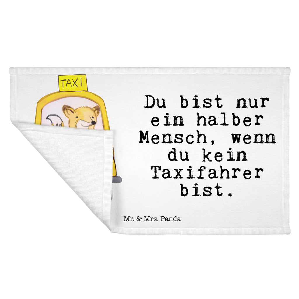 Gäste Handtuch Taxifahrer mit Herz Gästetuch, Reisehandtuch, Sport Handtuch, Frottier, Kinder Handtuch, Beruf, Ausbildung, Jubiläum, Abschied, Rente, Kollege, Kollegin, Geschenk, Schenken, Arbeitskollege, Mitarbeiter, Firma, Danke, Dankeschön