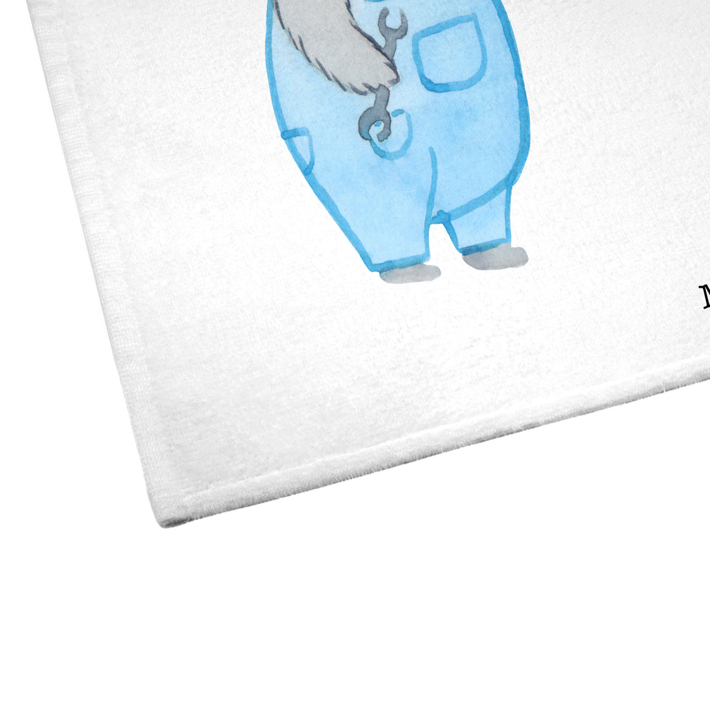 Gäste Handtuch Handwerker mit Herz Gästetuch, Reisehandtuch, Sport Handtuch, Frottier, Kinder Handtuch, Beruf, Ausbildung, Jubiläum, Abschied, Rente, Kollege, Kollegin, Geschenk, Schenken, Arbeitskollege, Mitarbeiter, Firma, Danke, Dankeschön, Handwerker, Gesellenprüfung, Handwerksbetrieb, Schrauber, Werkstatt