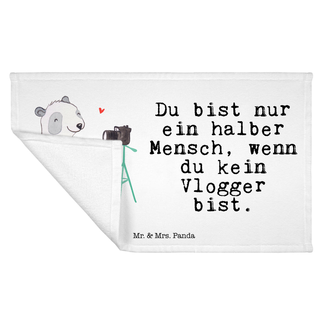 Gäste Handtuch Vlogger mit Herz Gästetuch, Reisehandtuch, Sport Handtuch, Frottier, Kinder Handtuch, Beruf, Ausbildung, Jubiläum, Abschied, Rente, Kollege, Kollegin, Geschenk, Schenken, Arbeitskollege, Mitarbeiter, Firma, Danke, Dankeschön