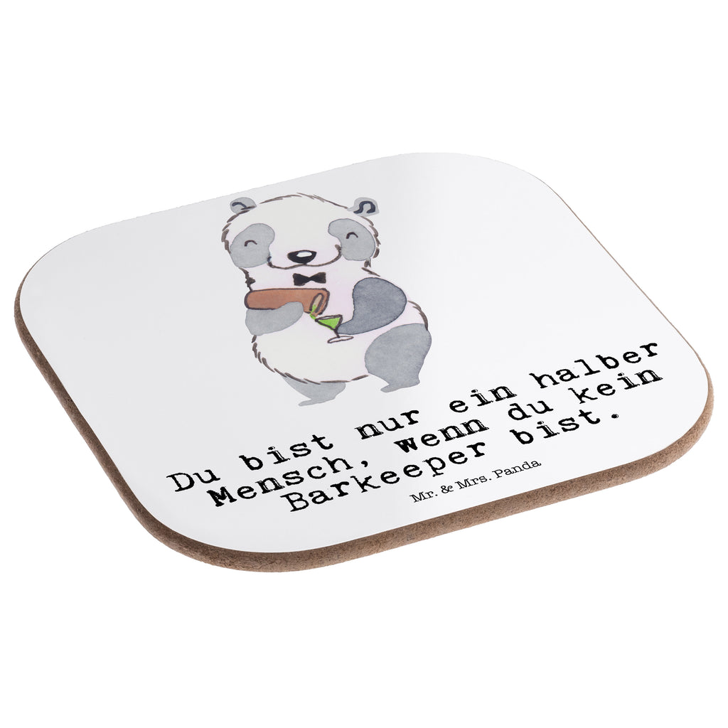 Quadratische Untersetzer Barkeeper mit Herz Bierdeckel, Glasuntersetzer, Untersetzer Gläser, Getränkeuntersetzer, Beruf, Ausbildung, Jubiläum, Abschied, Rente, Kollege, Kollegin, Geschenk, Schenken, Arbeitskollege, Mitarbeiter, Firma, Danke, Dankeschön, Barkeeper, Barmann, Bartender, Barbesitzer, Kurs