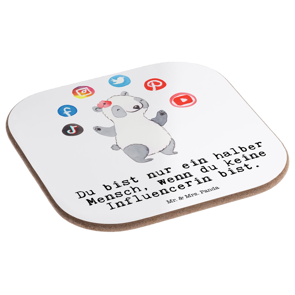 Quadratische Untersetzer Influencerin mit Herz Bierdeckel, Glasuntersetzer, Untersetzer Gläser, Getränkeuntersetzer, Beruf, Ausbildung, Jubiläum, Abschied, Rente, Kollege, Kollegin, Geschenk, Schenken, Arbeitskollege, Mitarbeiter, Firma, Danke, Dankeschön