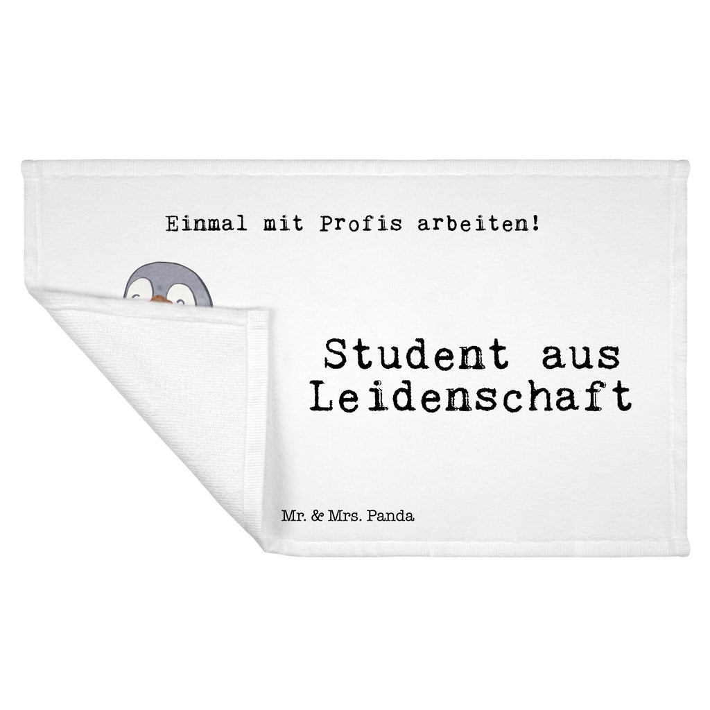 Gäste Handtuch Student aus Leidenschaft Gästetuch, Reisehandtuch, Sport Handtuch, Frottier, Kinder Handtuch, Beruf, Ausbildung, Jubiläum, Abschied, Rente, Kollege, Kollegin, Geschenk, Schenken, Arbeitskollege, Mitarbeiter, Firma, Danke, Dankeschön