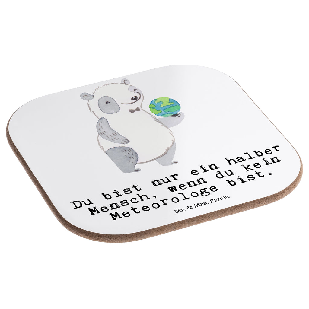 Quadratische Untersetzer Meteorologe mit Herz Bierdeckel, Glasuntersetzer, Untersetzer Gläser, Getränkeuntersetzer, Beruf, Ausbildung, Jubiläum, Abschied, Rente, Kollege, Kollegin, Geschenk, Schenken, Arbeitskollege, Mitarbeiter, Firma, Danke, Dankeschön