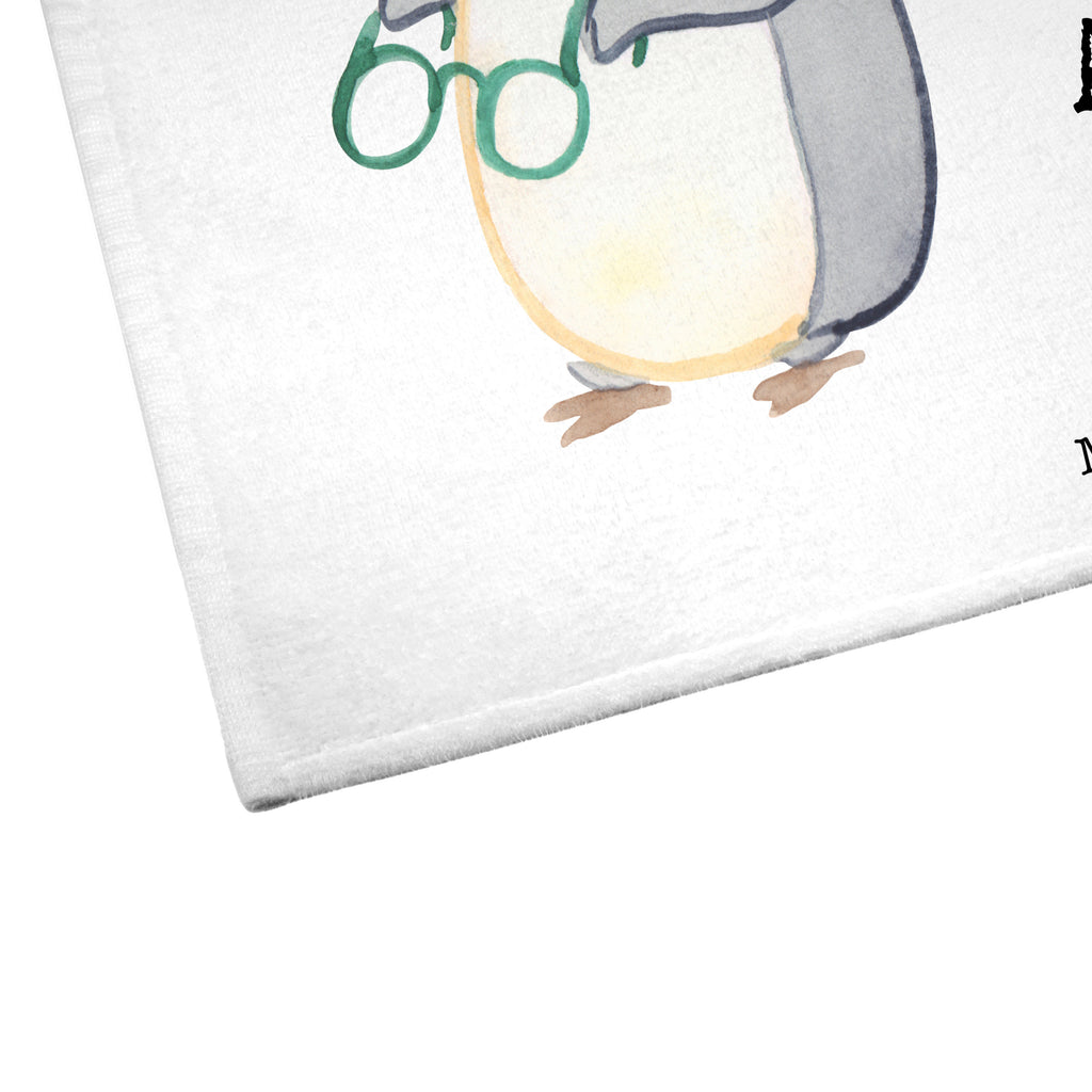 Gäste Handtuch Augenoptikerin mit Herz Gästetuch, Reisehandtuch, Sport Handtuch, Frottier, Kinder Handtuch, Beruf, Ausbildung, Jubiläum, Abschied, Rente, Kollege, Kollegin, Geschenk, Schenken, Arbeitskollege, Mitarbeiter, Firma, Danke, Dankeschön, Augenoptikerin, Optikerin, Augenärztin, Optometristin, Brillenverkäuferin, Brillengeschäft, Eröffnung