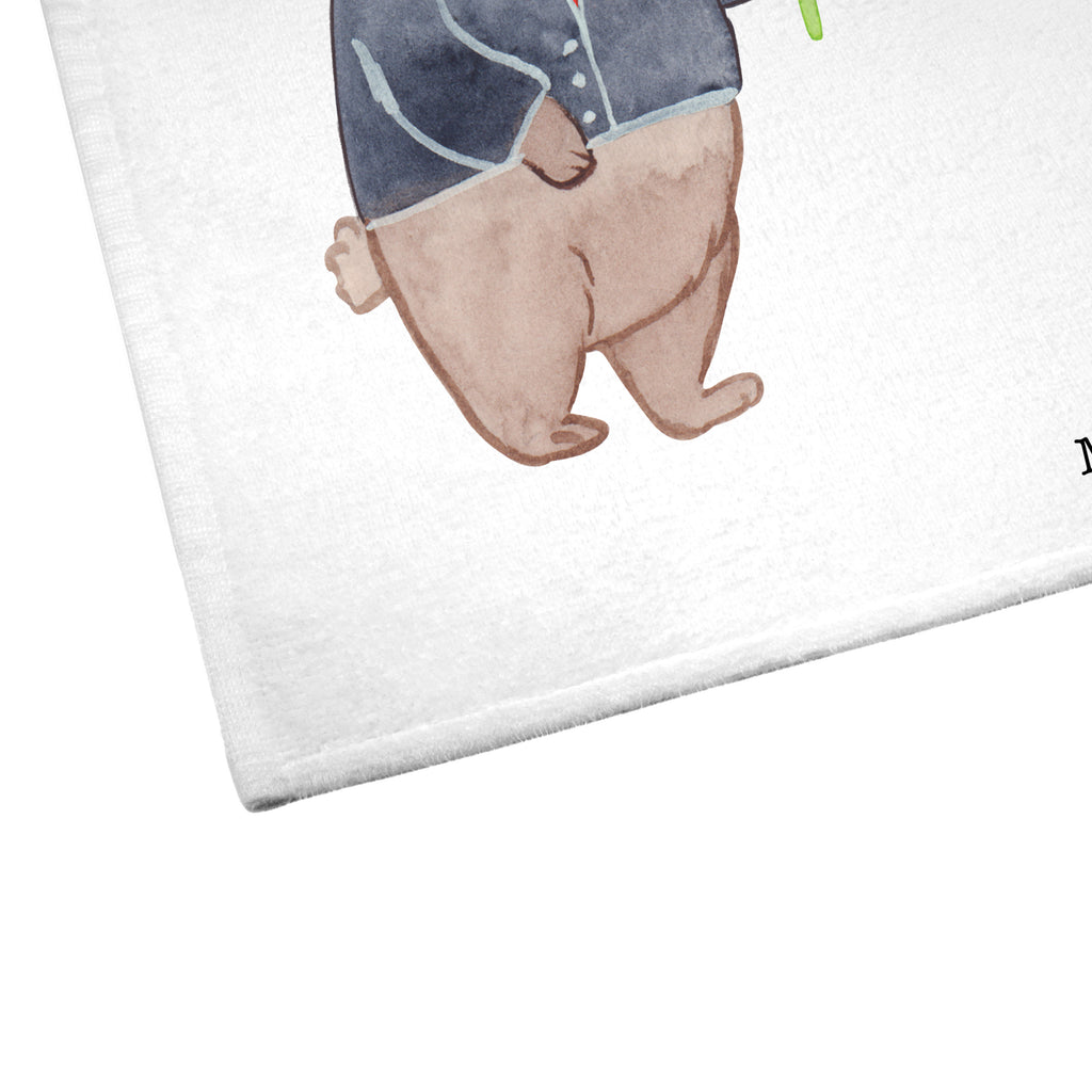 Gäste Handtuch Zugbegleiter mit Herz Gästetuch, Reisehandtuch, Sport Handtuch, Frottier, Kinder Handtuch, Beruf, Ausbildung, Jubiläum, Abschied, Rente, Kollege, Kollegin, Geschenk, Schenken, Arbeitskollege, Mitarbeiter, Firma, Danke, Dankeschön