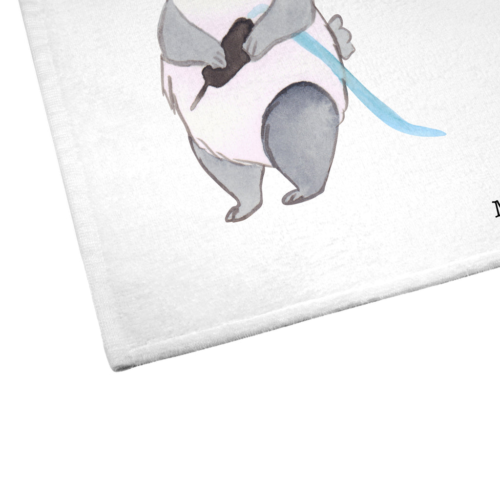 Gäste Handtuch Tätowierer mit Herz Gästetuch, Reisehandtuch, Sport Handtuch, Frottier, Kinder Handtuch, Beruf, Ausbildung, Jubiläum, Abschied, Rente, Kollege, Kollegin, Geschenk, Schenken, Arbeitskollege, Mitarbeiter, Firma, Danke, Dankeschön