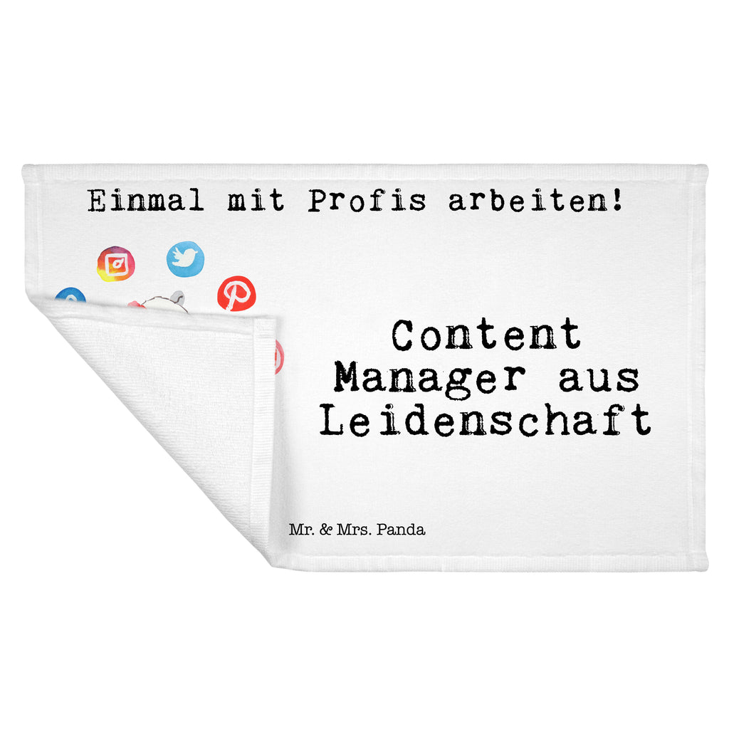 Gäste Handtuch Content Manager aus Leidenschaft Gästetuch, Reisehandtuch, Sport Handtuch, Frottier, Kinder Handtuch, Beruf, Ausbildung, Jubiläum, Abschied, Rente, Kollege, Kollegin, Geschenk, Schenken, Arbeitskollege, Mitarbeiter, Firma, Danke, Dankeschön