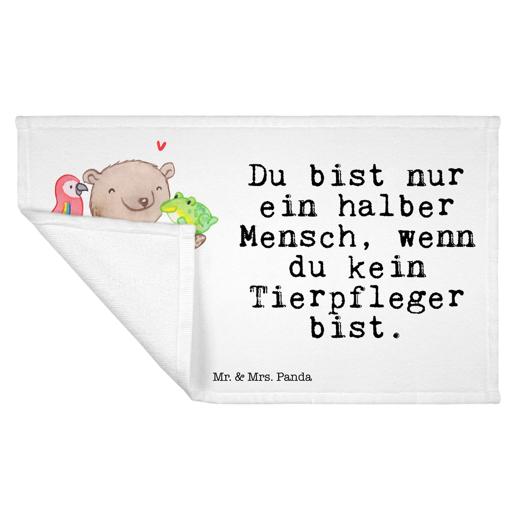 Gäste Handtuch Tierpfleger mit Herz Gästetuch, Reisehandtuch, Sport Handtuch, Frottier, Kinder Handtuch, Beruf, Ausbildung, Jubiläum, Abschied, Rente, Kollege, Kollegin, Geschenk, Schenken, Arbeitskollege, Mitarbeiter, Firma, Danke, Dankeschön