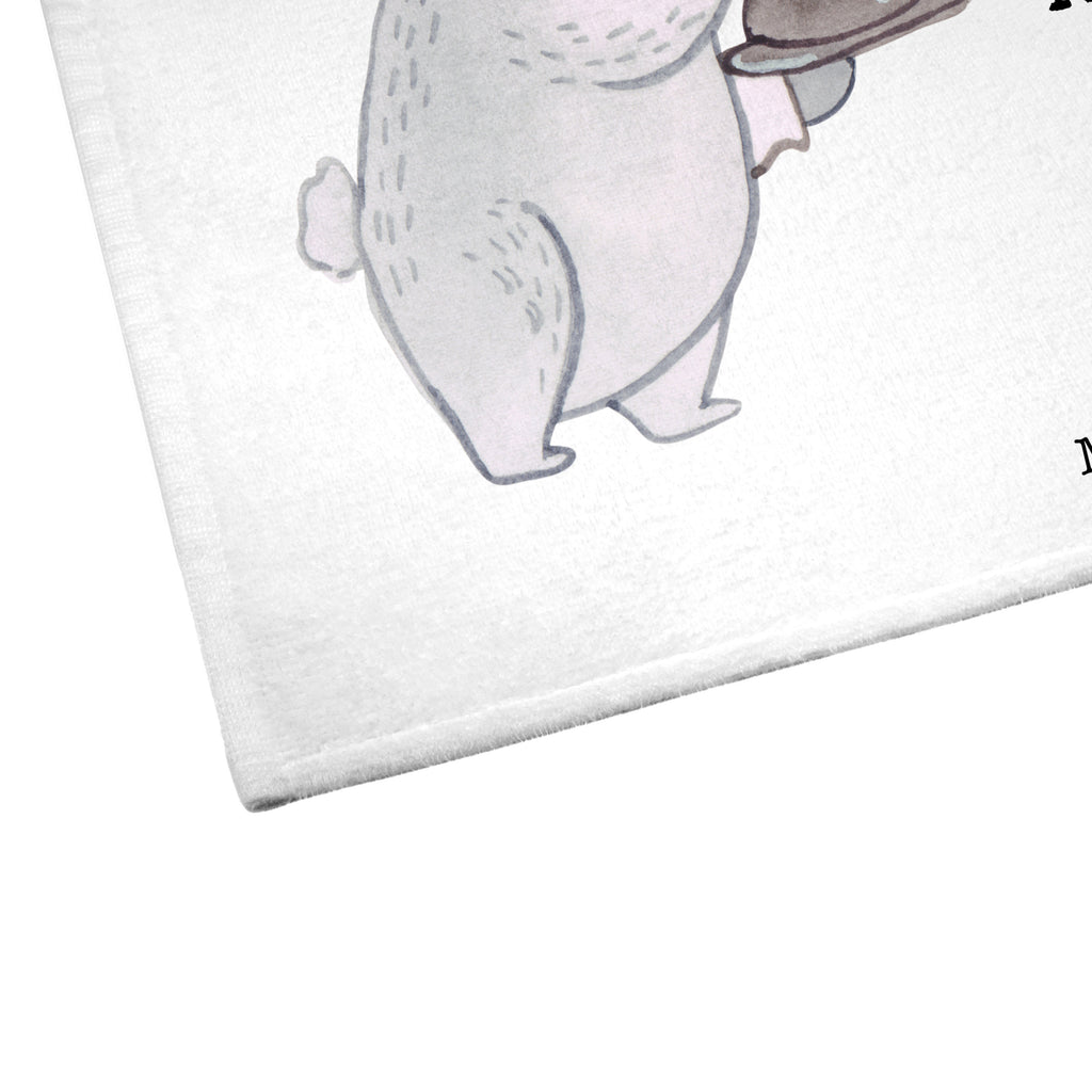 Gäste Handtuch Restaurantfachmann mit Herz Gästetuch, Reisehandtuch, Sport Handtuch, Frottier, Kinder Handtuch, Beruf, Ausbildung, Jubiläum, Abschied, Rente, Kollege, Kollegin, Geschenk, Schenken, Arbeitskollege, Mitarbeiter, Firma, Danke, Dankeschön, Restaurantfachmann, Kellner, Servicefachkraft, Restaurant