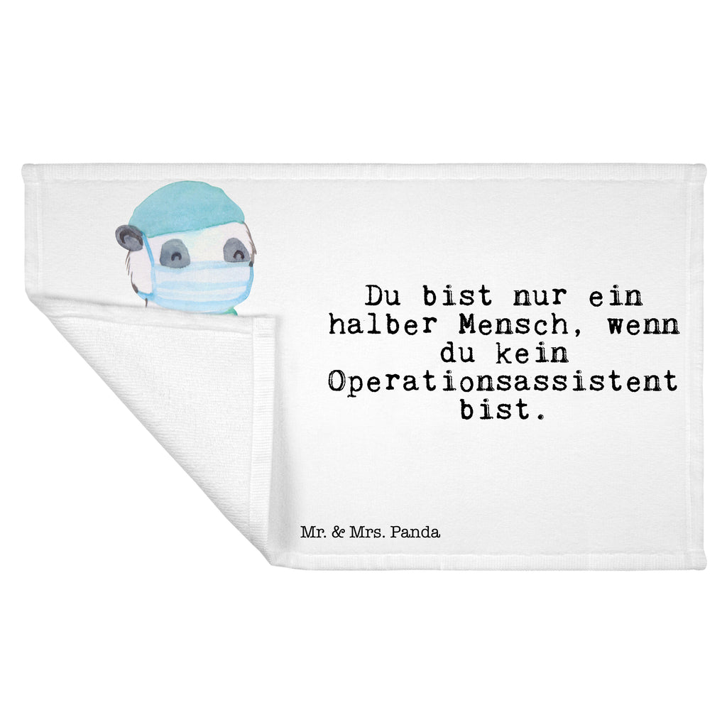 Gäste Handtuch Operationsassistent mit Herz Gästetuch, Reisehandtuch, Sport Handtuch, Frottier, Kinder Handtuch, Beruf, Ausbildung, Jubiläum, Abschied, Rente, Kollege, Kollegin, Geschenk, Schenken, Arbeitskollege, Mitarbeiter, Firma, Danke, Dankeschön, Operationsassistent, Operationstechnischer Assistent, OTA, OP Assistent, Operationsassistenz