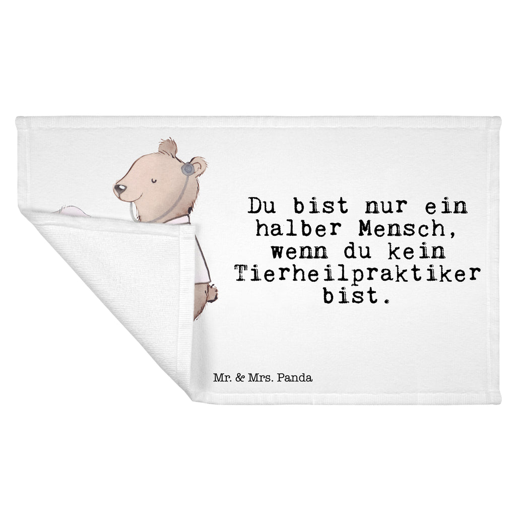 Gäste Handtuch Tierheilpraktiker mit Herz Gästetuch, Reisehandtuch, Sport Handtuch, Frottier, Kinder Handtuch, Beruf, Ausbildung, Jubiläum, Abschied, Rente, Kollege, Kollegin, Geschenk, Schenken, Arbeitskollege, Mitarbeiter, Firma, Danke, Dankeschön