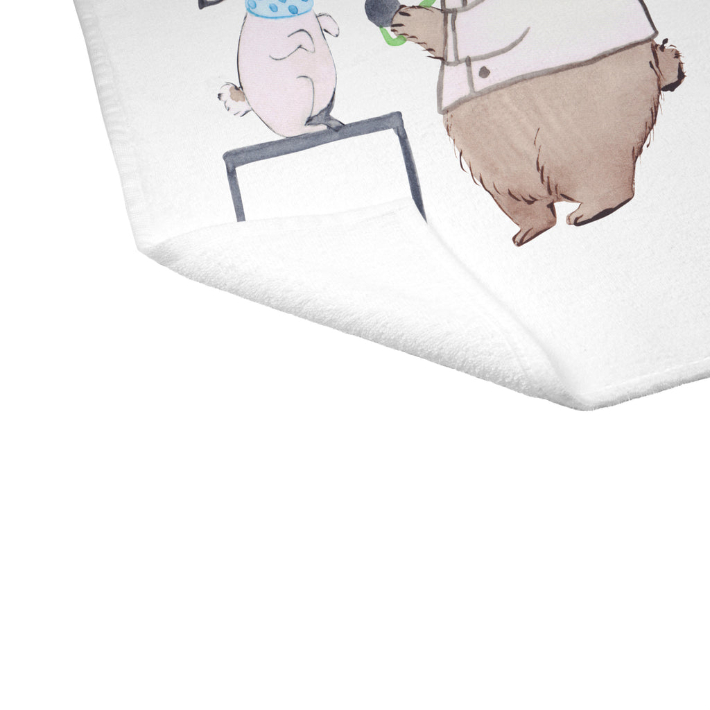 Gäste Handtuch Tierheilpraktiker mit Herz Gästetuch, Reisehandtuch, Sport Handtuch, Frottier, Kinder Handtuch, Beruf, Ausbildung, Jubiläum, Abschied, Rente, Kollege, Kollegin, Geschenk, Schenken, Arbeitskollege, Mitarbeiter, Firma, Danke, Dankeschön