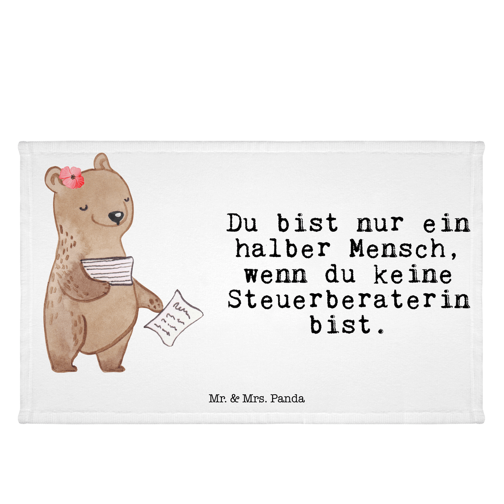 Gäste Handtuch Steuerberaterin mit Herz Gästetuch, Reisehandtuch, Sport Handtuch, Frottier, Kinder Handtuch, Beruf, Ausbildung, Jubiläum, Abschied, Rente, Kollege, Kollegin, Geschenk, Schenken, Arbeitskollege, Mitarbeiter, Firma, Danke, Dankeschön