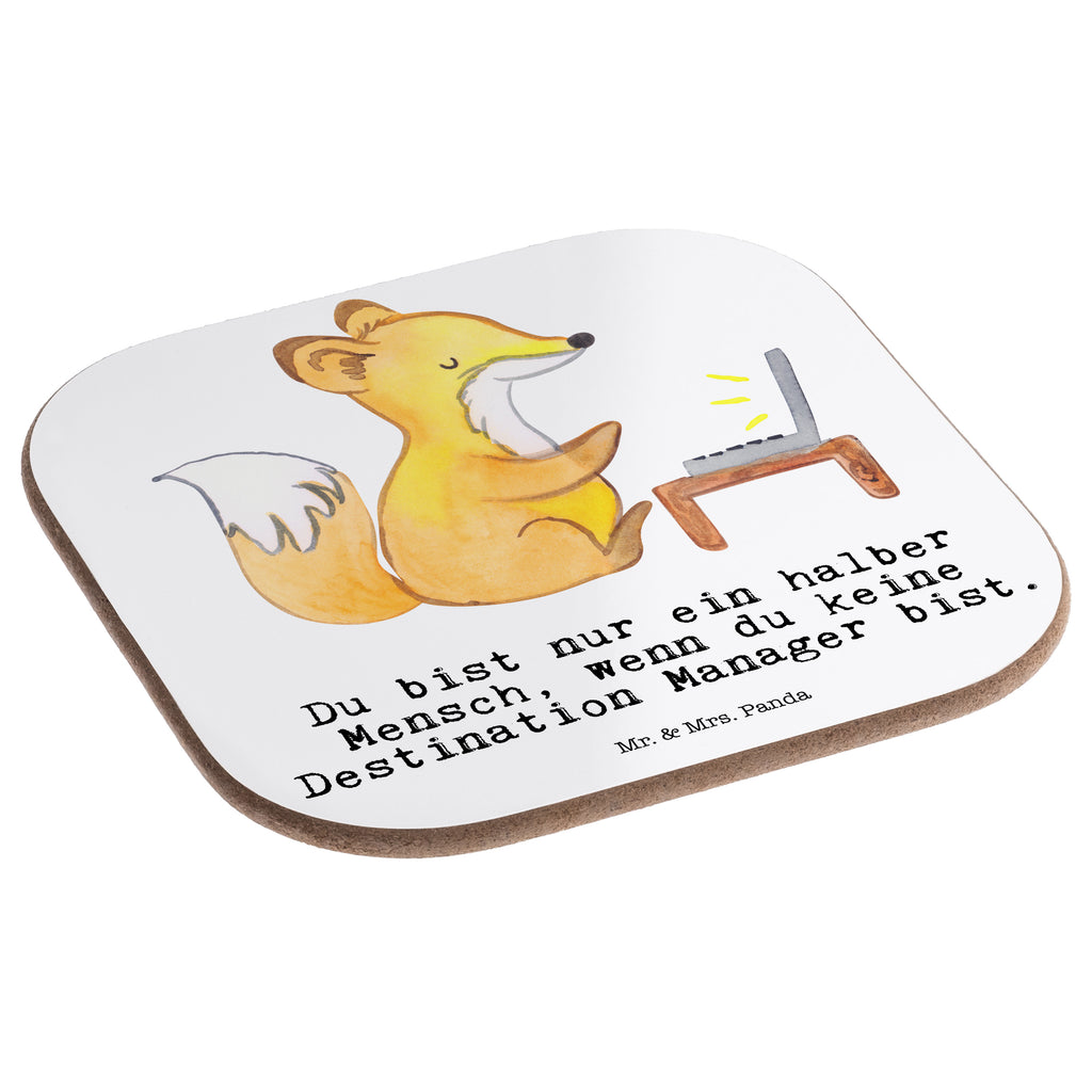 Quadratische Untersetzer Destination Manager mit Herz Bierdeckel, Glasuntersetzer, Untersetzer Gläser, Getränkeuntersetzer, Beruf, Ausbildung, Jubiläum, Abschied, Rente, Kollege, Kollegin, Geschenk, Schenken, Arbeitskollege, Mitarbeiter, Firma, Danke, Dankeschön