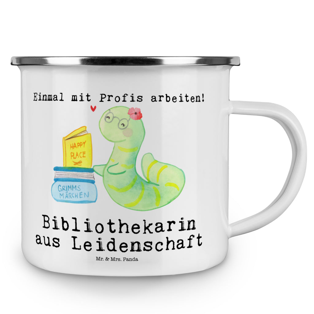 Camping Emaille Tasse Bibliothekarin aus Leidenschaft Campingtasse, Trinkbecher, Metalltasse, Outdoor Tasse, Emaille Trinkbecher, Blechtasse Outdoor, Emaille Campingbecher, Edelstahl Trinkbecher, Metalltasse für Camping, Kaffee Blechtasse, Camping Tasse Metall, Beruf, Ausbildung, Jubiläum, Abschied, Rente, Kollege, Kollegin, Geschenk, Schenken, Arbeitskollege, Mitarbeiter, Firma, Danke, Dankeschön, Bibliothekarin, Buchhandlung, Bibliothek, Bücherwurm, Leseratte, Bücherliebe