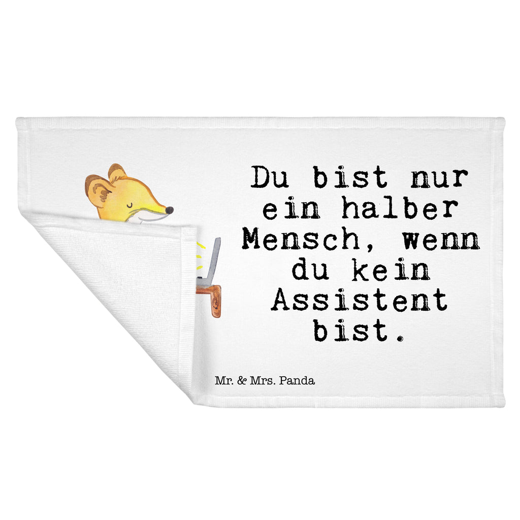Gäste Handtuch Assistent mit Herz Gästetuch, Reisehandtuch, Sport Handtuch, Frottier, Kinder Handtuch, Beruf, Ausbildung, Jubiläum, Abschied, Rente, Kollege, Kollegin, Geschenk, Schenken, Arbeitskollege, Mitarbeiter, Firma, Danke, Dankeschön